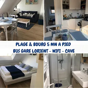  Appartement Plage, T2 Cosy, 4 Pers, 3mn Plage, Parking Privé, à Pied !