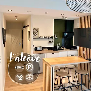  Appartement L'alcove - T2 Calme, Terrasse & Parking Prive France